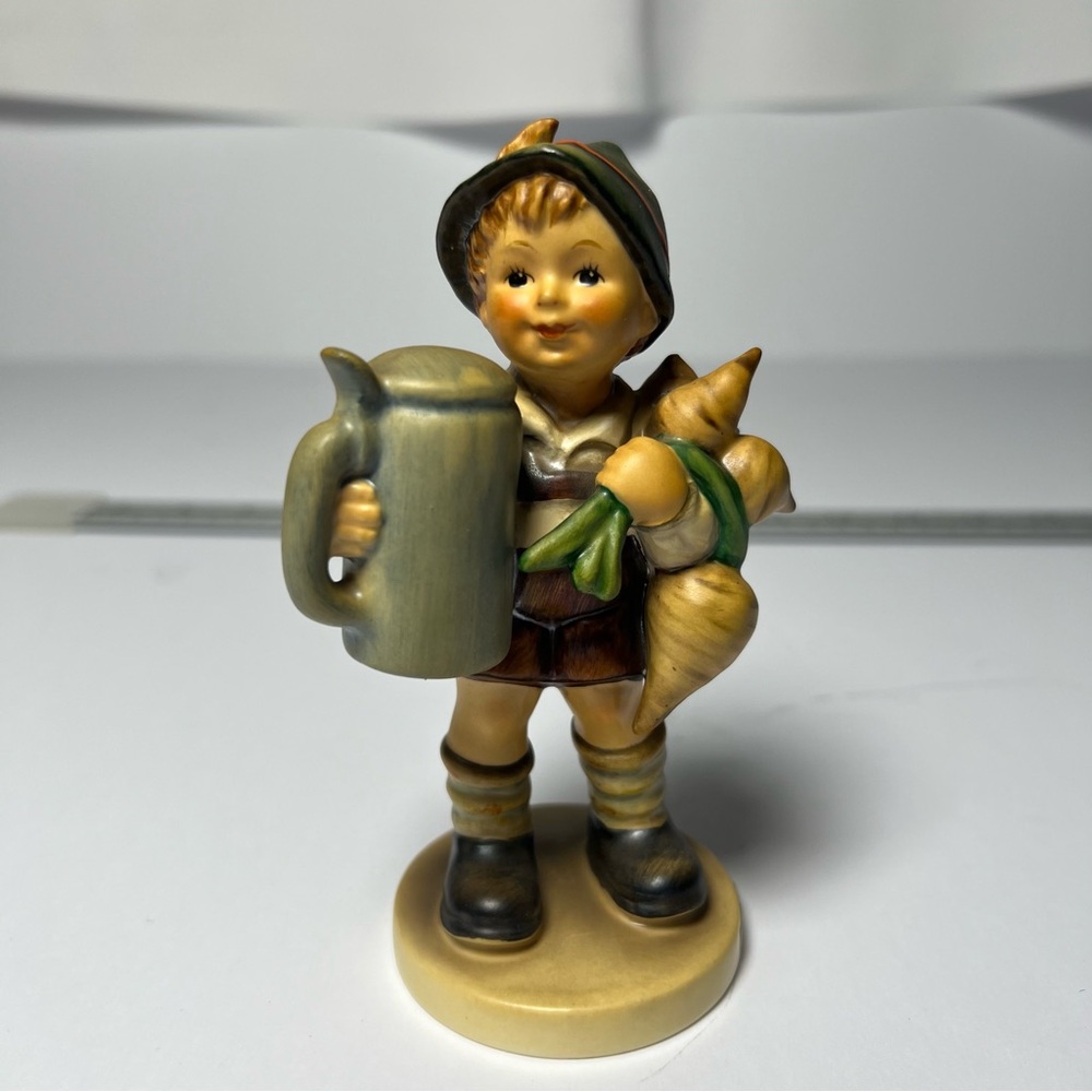 Vintage Goebel Hummel Figurine "For Father" Boy With Beer Mug Beer Mug Boy